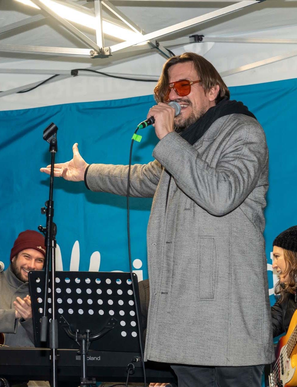 Sänger Stani von der Band "ALLE ACHTUNG"
