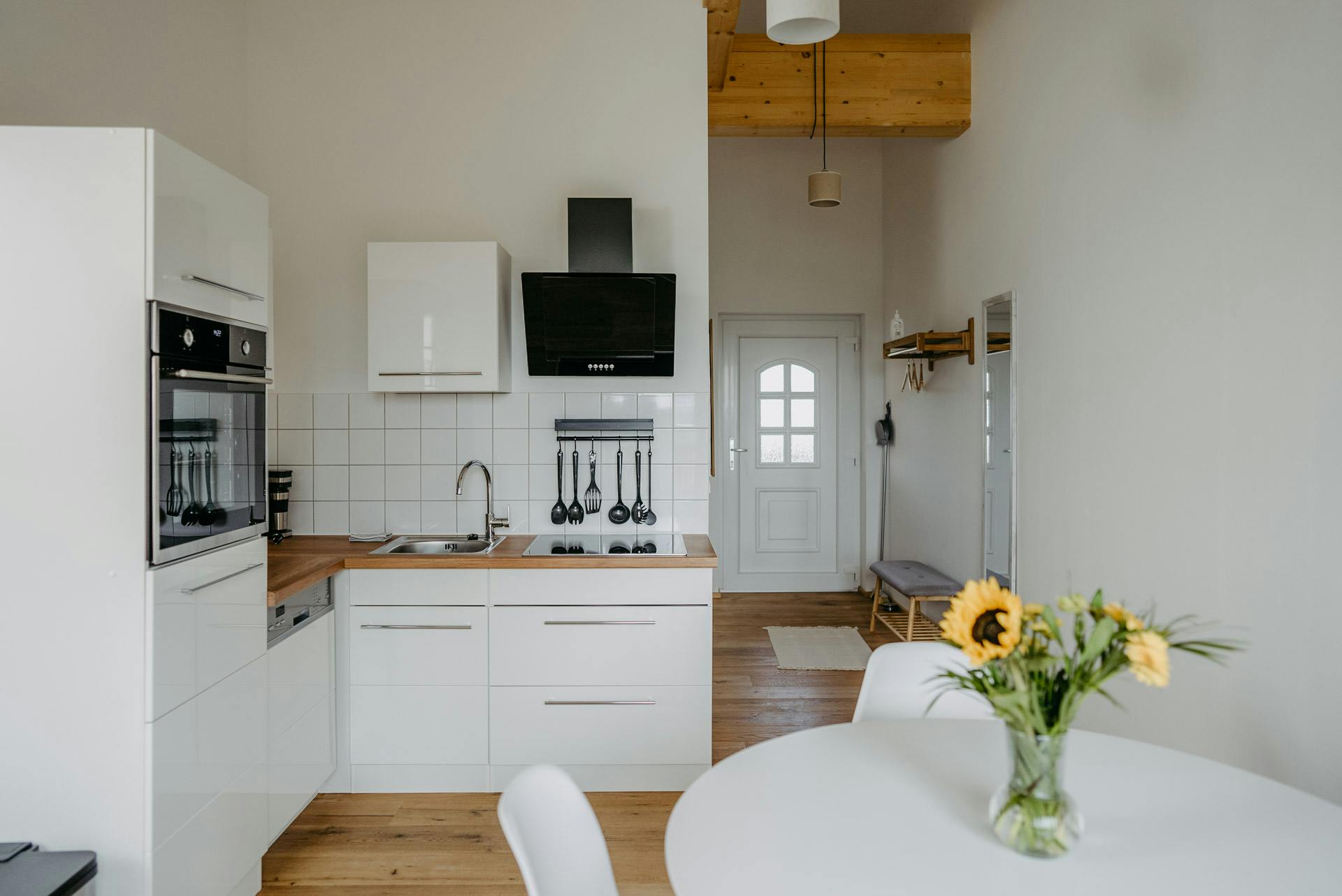 Kitchen in the apartment.