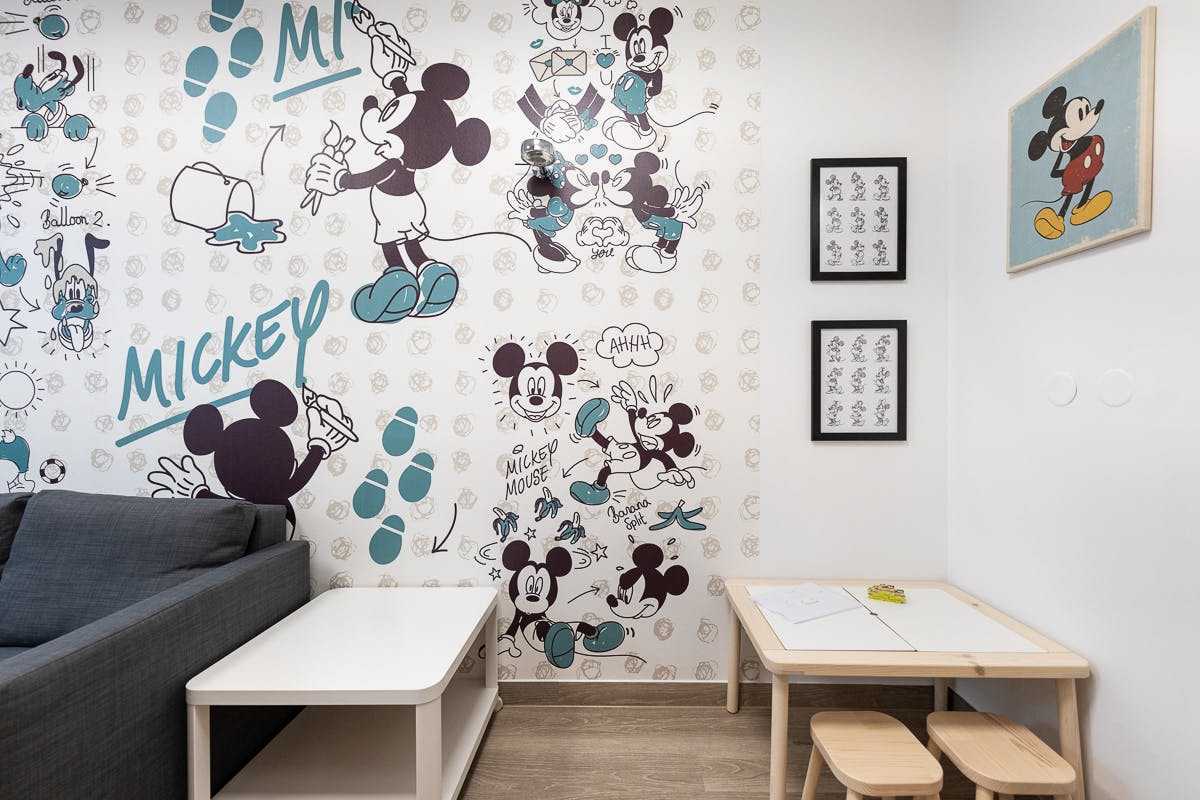 The family suite with play corner.