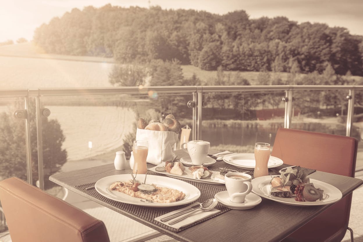 Frühstück mit Ausblick