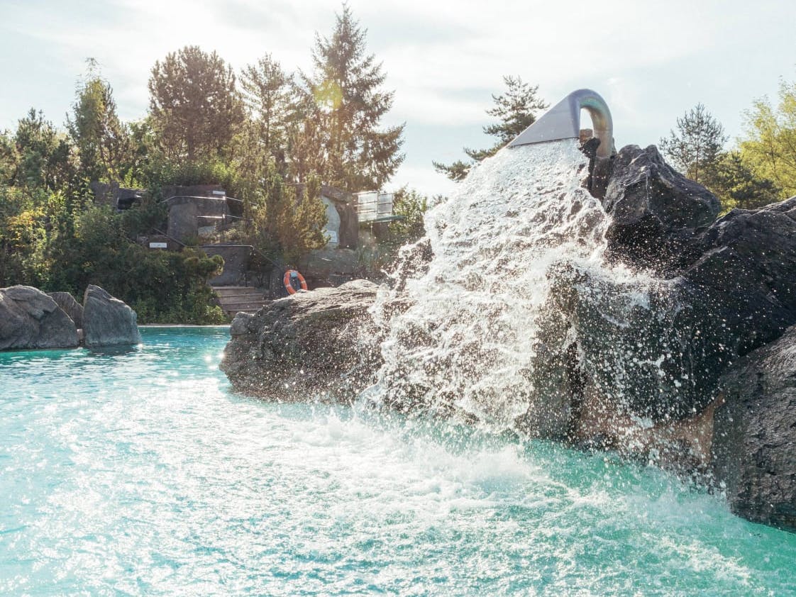 Riesiger Freibereich im Sommer