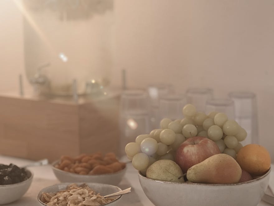 Tea bar at Mindful Escape